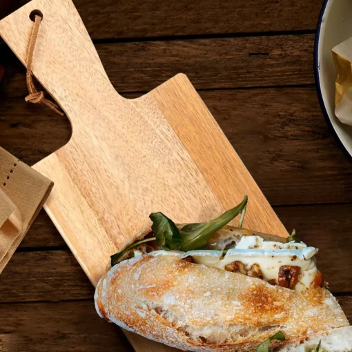 Acacia Wood Handled Bread Board