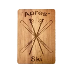 Apres Ski Wood Board - 10" x 15