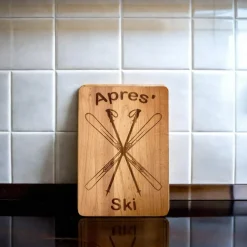 Apres Ski Wood Board - 10" x 15