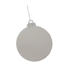 Ball Ornament w/White Tassel