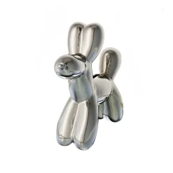 Balloon Dog Bank Silver