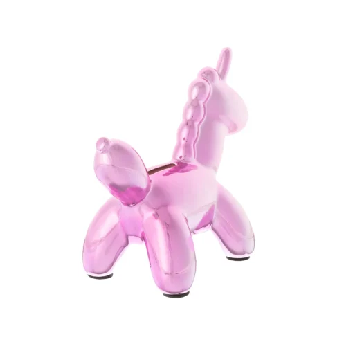 Balloon Unicorn Bank Pink