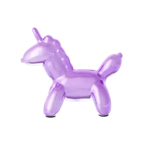 Balloon Unicorn Bank Purple