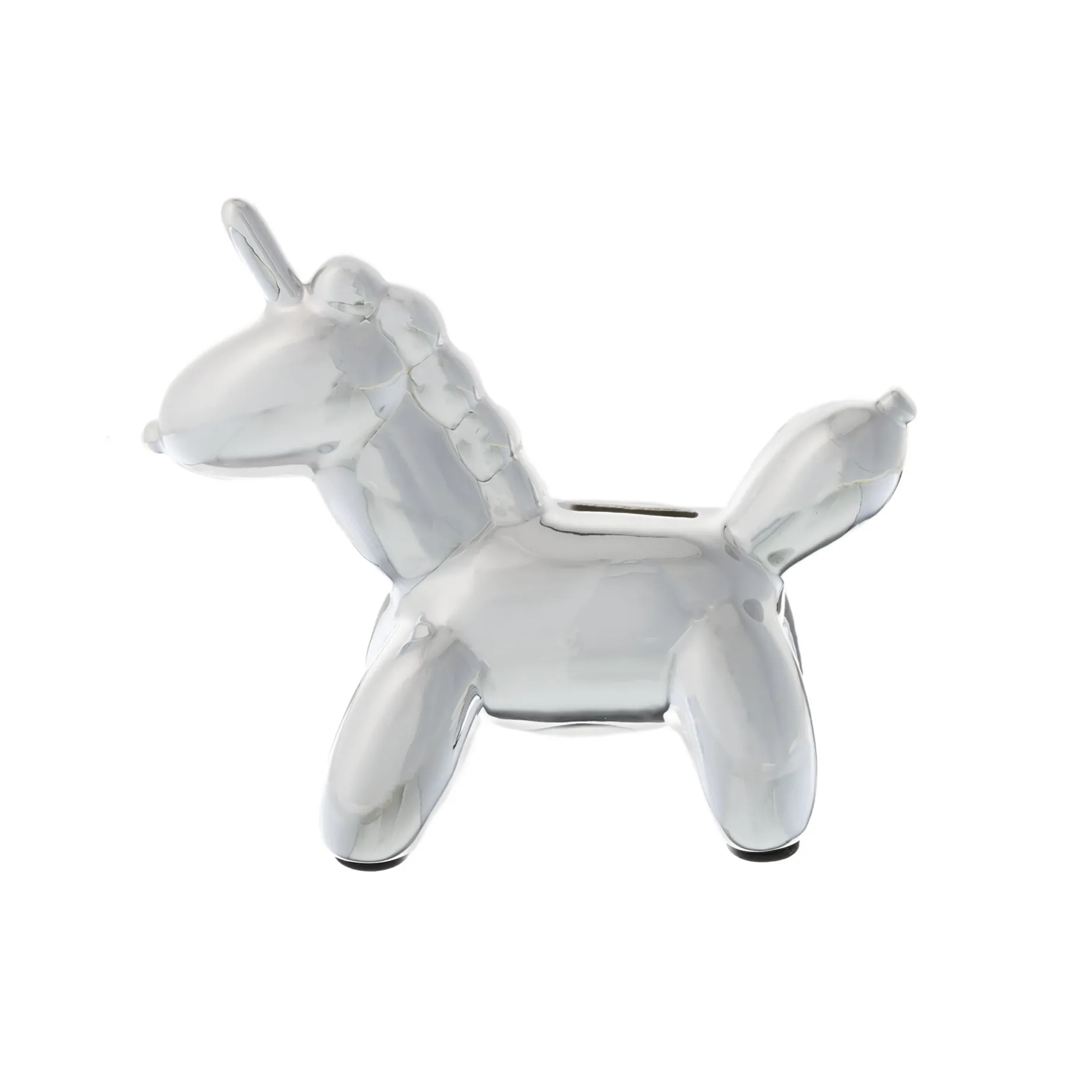 Balloon Unicorn Bank Silver