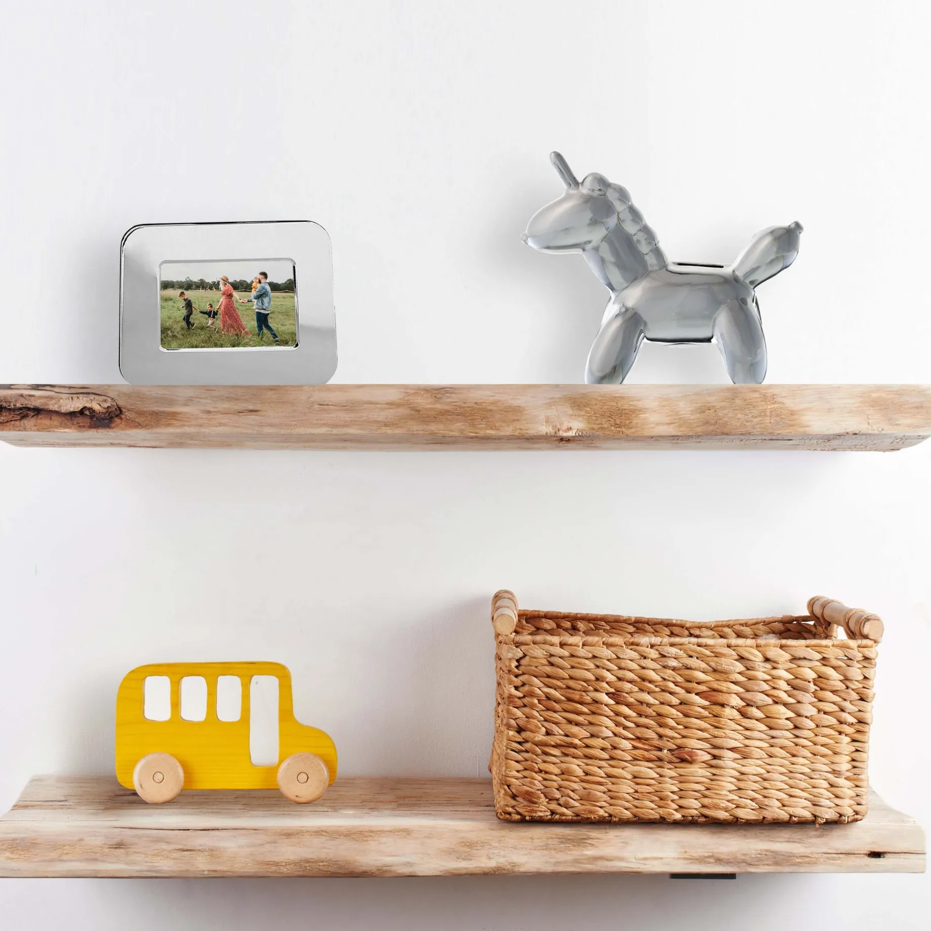 Balloon Unicorn Bank Silver