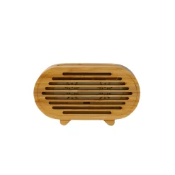 Bamboo Amplifier/Phone Stand Oval, 3" x 2" x 5.5"