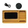 Bamboo Wireless Phone Charging Valet