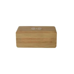 Bamboo Wireless Phone Charger/Digital Clock