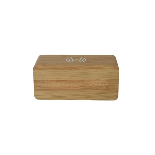 Bamboo Wireless Phone Charger/Digital Clock