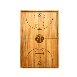 Basketball Court Wood Board - 18" x 12"