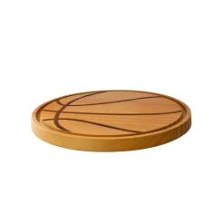 Basketball Wood Board - 13"
