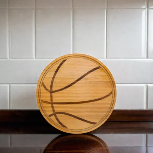 Basketball Wood Board - 13"