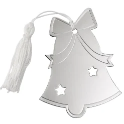Bell Ornament W/white Tassel, Np
