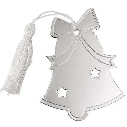 Bell Ornament W/white Tassel, Np