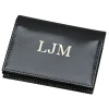 Black Leather Expanding Card Case