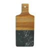 Black Marble and Acacia Wood Handled Board