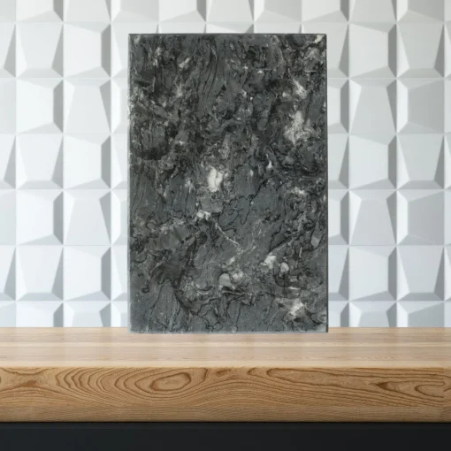 Black Marble Board - 8" x 12"