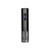 Black Rechargeable Wine Opener with Stainless Steel Corkscrew