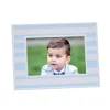 Blue & White Striped 4" X 6" Photo Frame