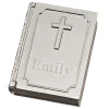 Book Shaped Box With Cross On Cover