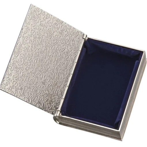 Book Shaped Box With Cross On Cover