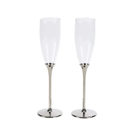 Boston Champagne Toasting Flutes Set