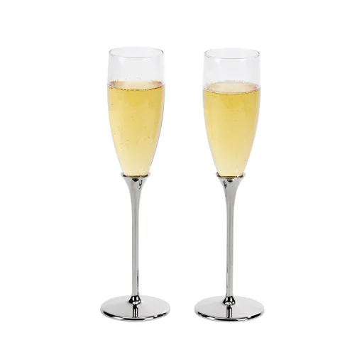 Boston Champagne Toasting Flutes Set