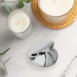 Boston Round Compact Mirror, Np 2.25" Dia