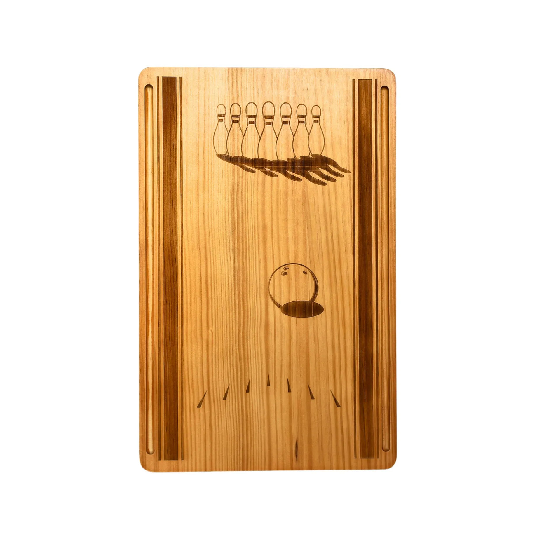 Bowling Lane Wood Board - 11.5" x 18"