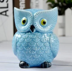 Ceramic Owl Bank