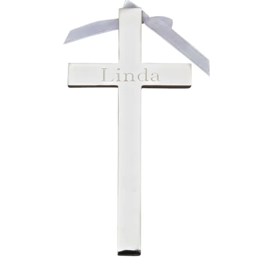 Cross With White Ribbon