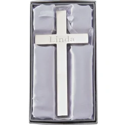 Cross With White Ribbon