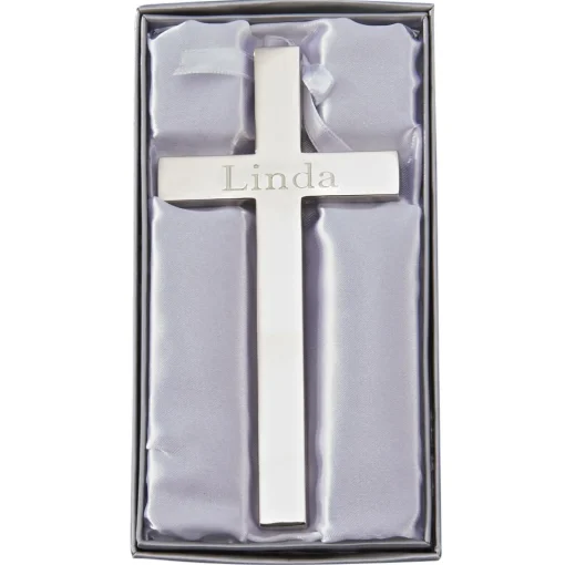 Cross With White Ribbon
