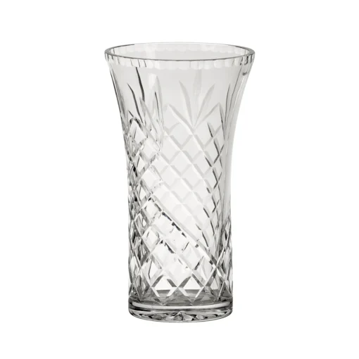 Crystal Flared Vase With Medallion Ii Pattern, 8.25" X 4.75"
