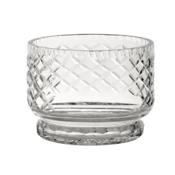 Crystal Round Bowl With Medallion Ii Pattern, 4.5" X 6"