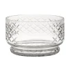 Crystal Round Bowl With Medallion Ii Pattern, 4.5" X 7.5"