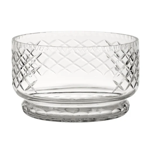 Crystal Round Bowl With Medallion Ii Pattern, 4.5" X 7.5"