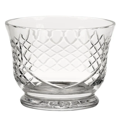 Crystal Round Flared Bowl With Medallion Ii Pattern, 5.5" X 7.5"