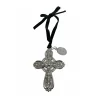 3D Cross Ornament with Engraving Tag