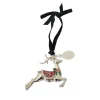 3D Reindeer Ornament with Engraving Tag