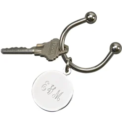 Disc Shaped Keychain