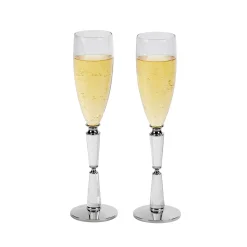 Facet Toasting Flutes Set