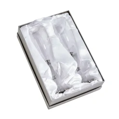 Facet Toasting Flutes Set