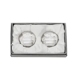 First Tooth & First Curl Round Silver Box Set