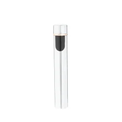 Flameless Cylinder Lighter Silver 3.25"