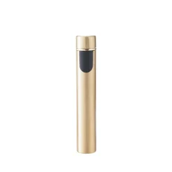 Flameless Cylinder Lighter Gold 3.25"