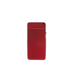 Flameless Flip Top Lighter Red Satin