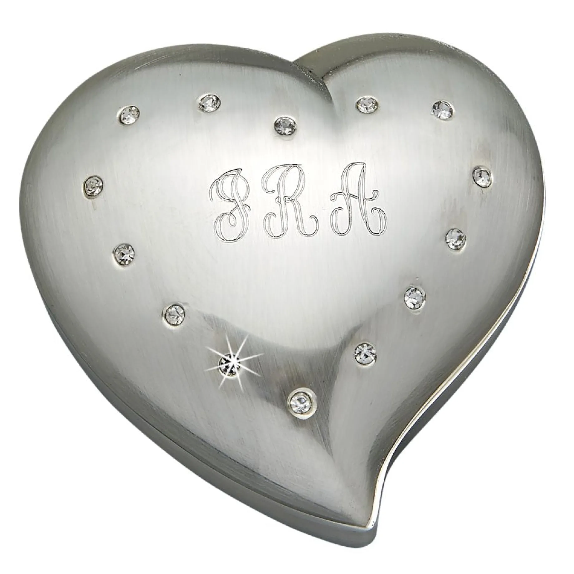 Free Form Heart Shaped Box With Crystals