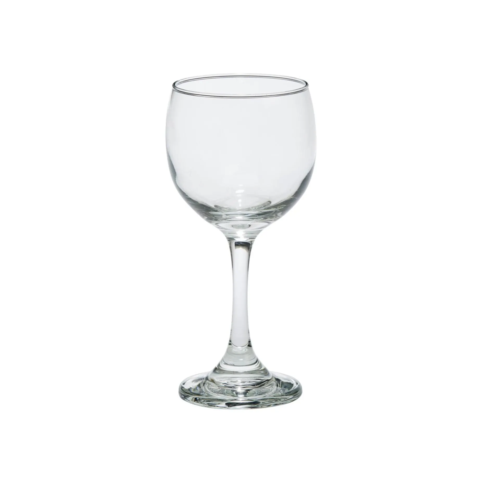 12 Glass Balloon Goblets 12.5 Oz - 7.5"