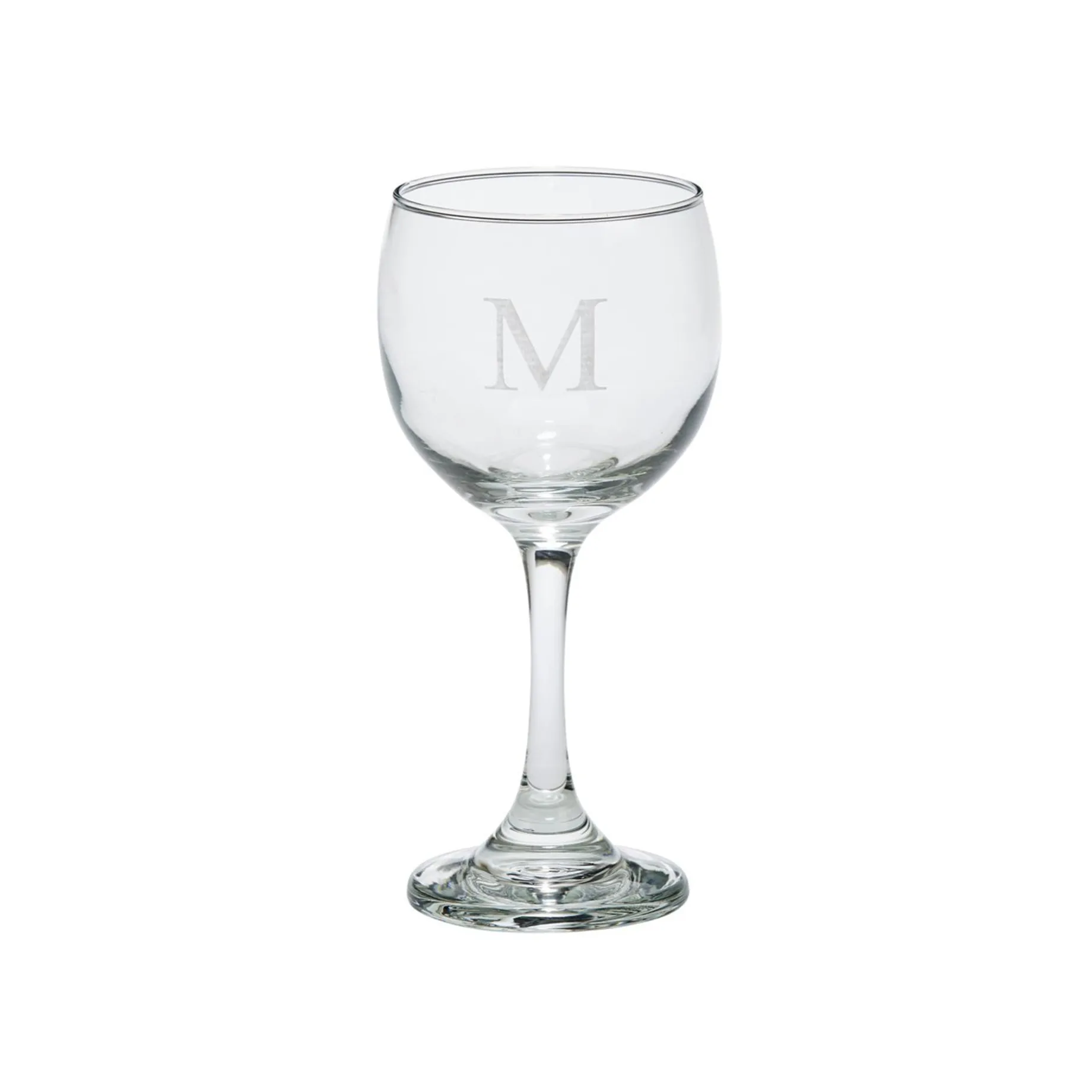 12 Glass Balloon Goblets 12.5 Oz - 7.5"